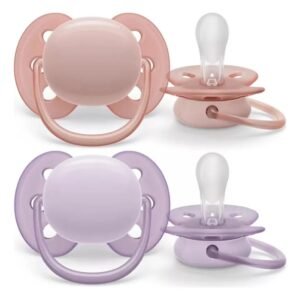 Chupete Avent ultra soft liso 0-6m x2 nena