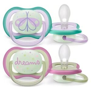 Chupete Avent ultra air 0-6 x2 nightime