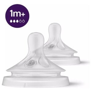 Tetina Avent natural response flujo medio 1m+