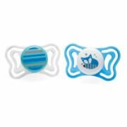 Chupete Chicco physio light 6-16m x2 azul