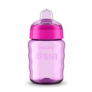Vaso Avent easy sip 260ml rosa