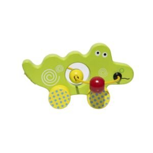 Juguete de madera prono jirafa/elefante Cubeta