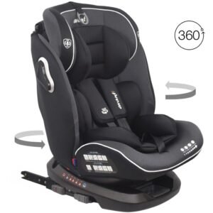 Butaca Avanti Volte 0-36kg Isofix Giro 360° Negra