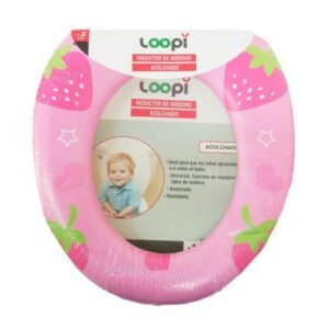 Adaptador de inodoro Frutillas rosa Loopi