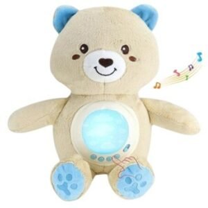 Gran oso beige con proyector Baby Sunki