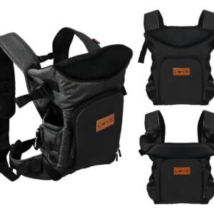 Mochila porta bebe 15kg Negra Love