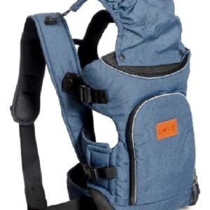 Mochila porta bebe hip seat capucha jean Love