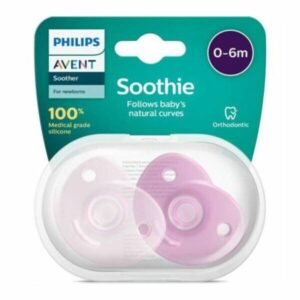 Chupete Avent soothie x2 0-6 nena