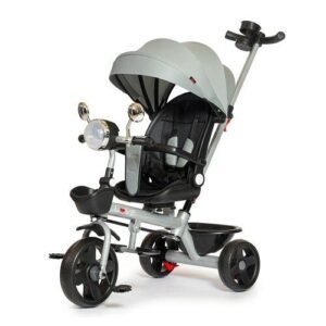 Triciclo giro 360° con luz y musica gris Love