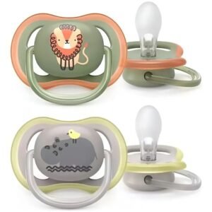 Chupete Avent ultra air animales x2 6-18 unisex