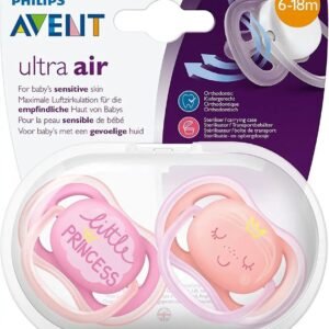Chupete Avent ultra air 6-18 x2 princess