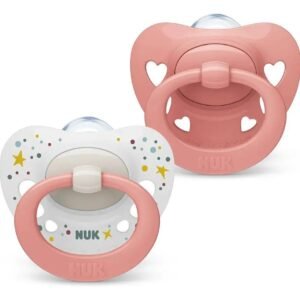 Chupete Nuk signature 0-6 x2 rosa