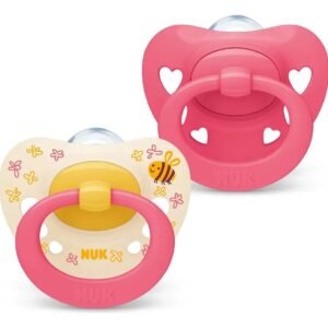 Chupete Nuk signature 6-18 x2 rosa