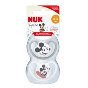 Chupete Nuk space 0-6 x2 mickey mouse