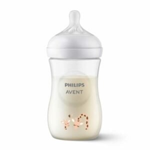 Mamadera Avent natural response 260ml jirafa