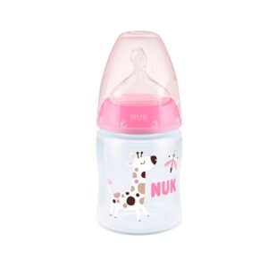 Mamadera Nuk first choice control de temperatura 150ml jirafa