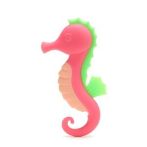 Mordillo Baby Innovation silicona hipocampo rosa