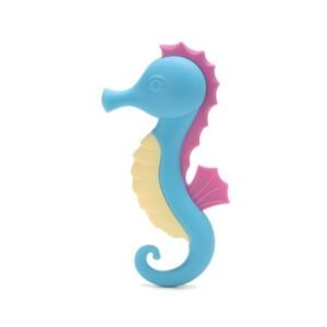Mordillo Baby Innovation silicona hipocampo celeste