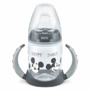Vaso Nuk de aprendizaje c/ temperatura mickey gris