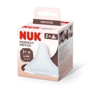 Tetina Nuk perfect match flujo M x2 3m+