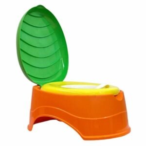 Pelela 3 en 1 punti naranja con verde