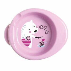 Plato Chicco térmico rosa