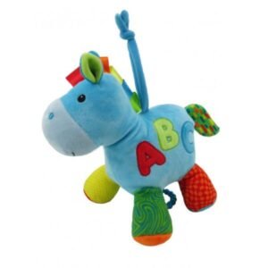 Cunero Woody Toys Musical Caballo ABC celeste