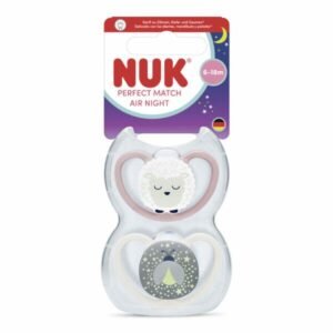 Chupete Nuk Perfect Match Air Noche 6-18 Oveja / Luciernaga
