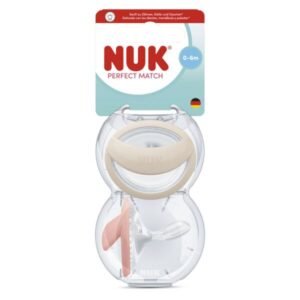 Chupete Nuk Perfect Match 0-6 Beige Rosa