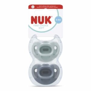 Chupete Nuk First Choice Soft 0-6 Verde Azul
