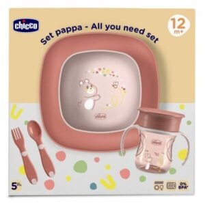 Set de Alimentación Chicco Perfect 12m+ Salmon