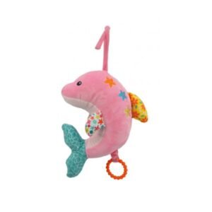 Cunero Woody Toys Delfin Rosa