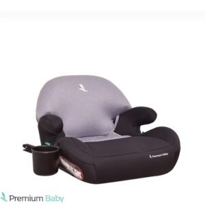 Booster con Isofix sin Respaldo Traveller Negro c/ Gris