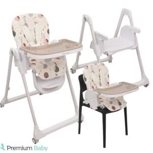 Silla de Comer Converse Conejos Beige