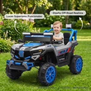 Auto a Batería Arenero UTV 12V Azul