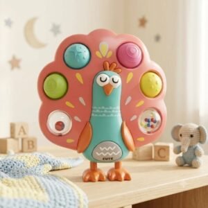 Loopi Pavo Real Gallina Pop It Didáctico y Sensorial Antiestrés