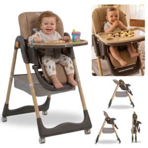 Silla de comer roma beige Mega Baby