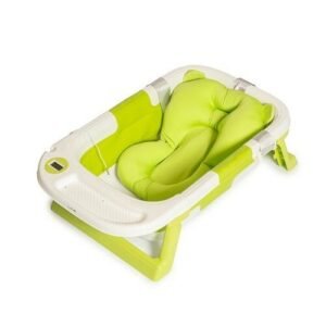 Bañera Love Plegable con Reductor y Termometro Verde