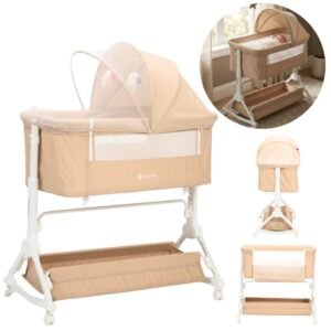 Cuna Colecho Serena Beige Mega Baby