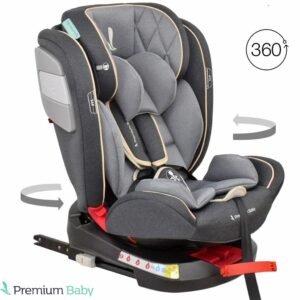 Butaca Premium Baby 0-36kg Twist Gris