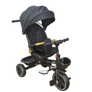 Triciclo Completo Reclinado y Giro 360° Negro SKT