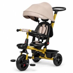Triciclo Completo Giro 360° Infanti Dorado