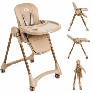 Silla de Comer Kuss Mega Baby Beige