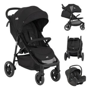 Coche Travel System Joie Litetrax Shale Negro