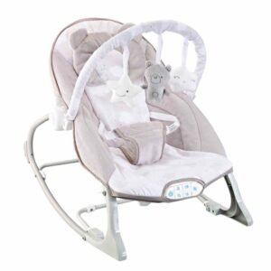 Mecedora Porta Bebé Beige 0-18 kg Mega Baby